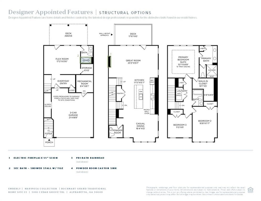 3 bedroom, 4 bathroom, 2,631 sq ft townhouse under contract at 3010 Cedar Grove Trail Lane, Alpharetta, GA 30004 — photo 3