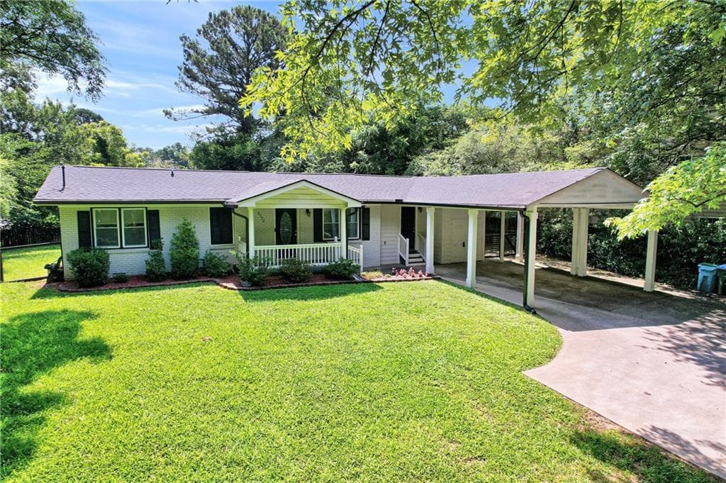 4 bedroom, 3 bathroom, 1,946 sq ft single family residence for rent at 5772 Lilburn Stone Mountain Road, Stone Mountain, GA 30087 for $2,500 a month — photo 1 of 42