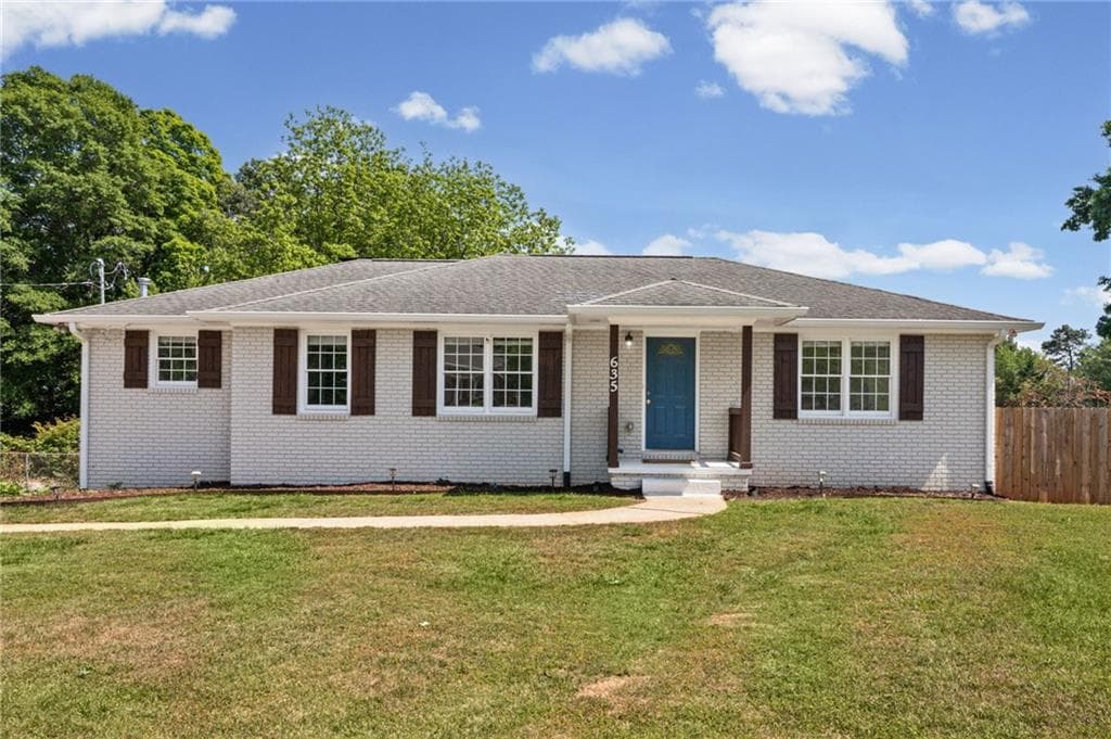 3 bedroom, 2 bathroom, 1,492 sq ft single family residence sold at 635 Birchwood Lane, Marietta, GA 30060