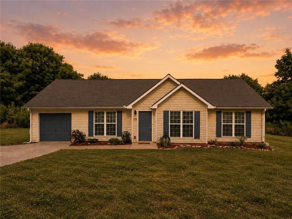 3 bedroom, 2 bathroom, 1,258 sq ft single family residence sold at 225 Fortner Drive, Dahlonega, GA 30533