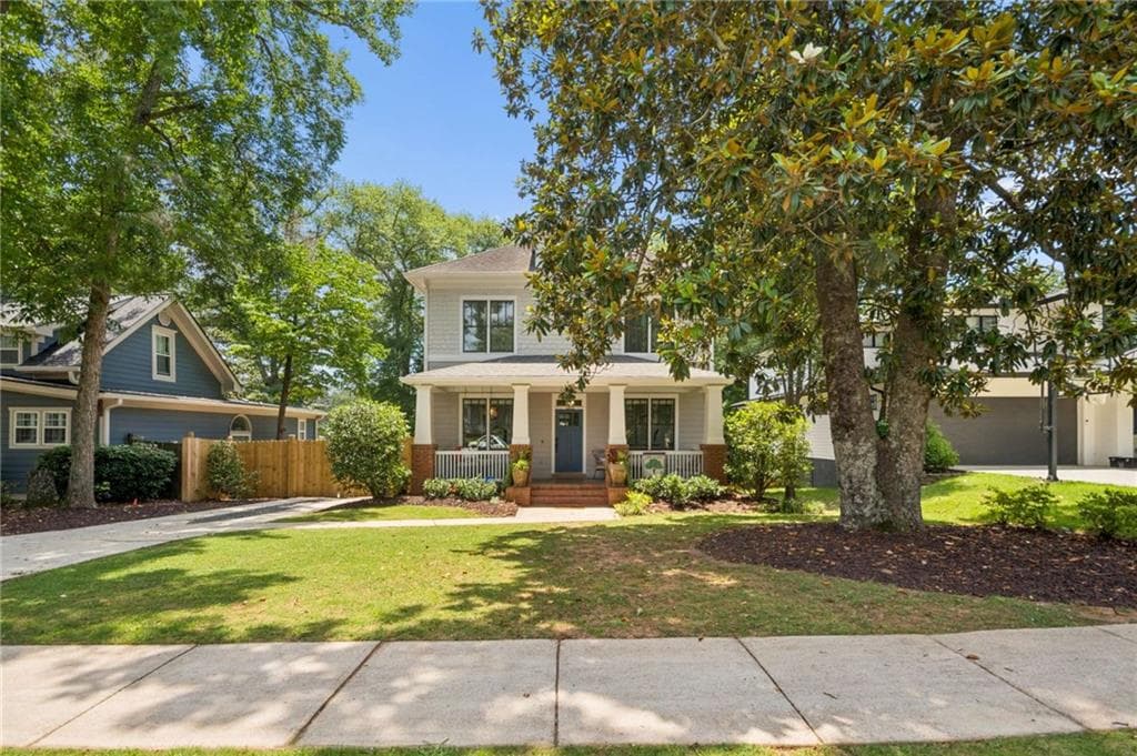 5 bedroom, 4 bathroom, 2,944 sq ft single family residence sold at 106 W Hill Street, Decatur, GA 30030