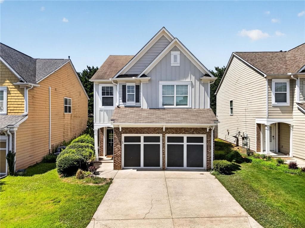 4 bedroom, 3 bathroom single family residence sold at 5910 Bentley Way, Cumming, GA 30040