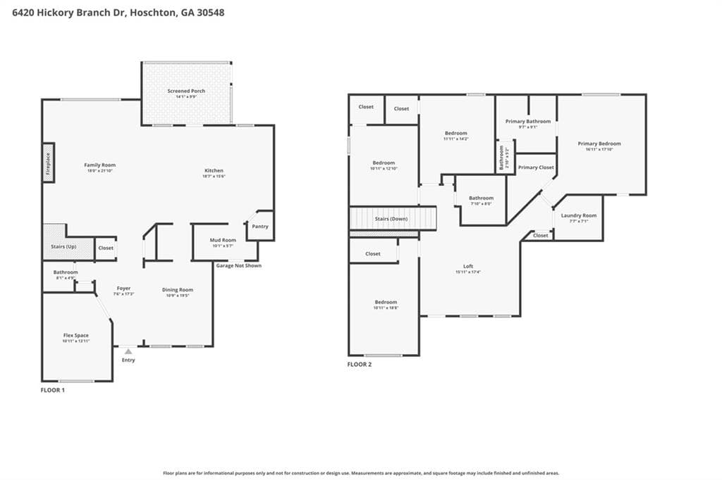 4 bedroom, 3 bathroom, 2,884 sq ft single family residence for sale at 6420 Hickory Branch Drive, Hoschton, GA 30548 — photo 10