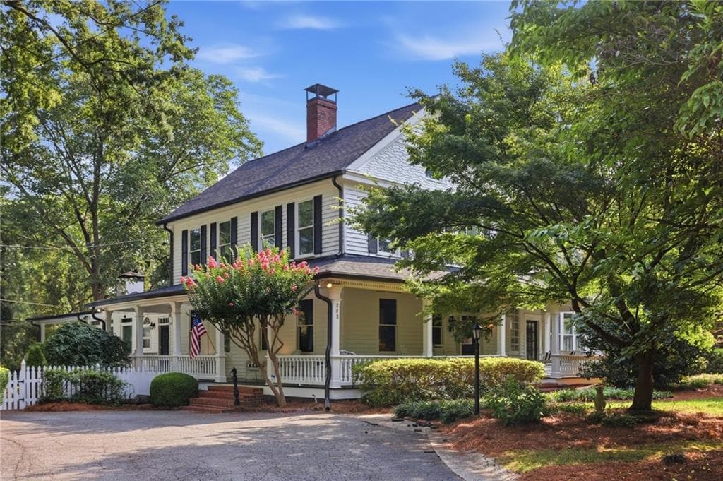 4 bedroom, 3 bathroom, 4,201 sq ft single family residence sold at 282 Whitlock Avenue, Marietta, GA 30064