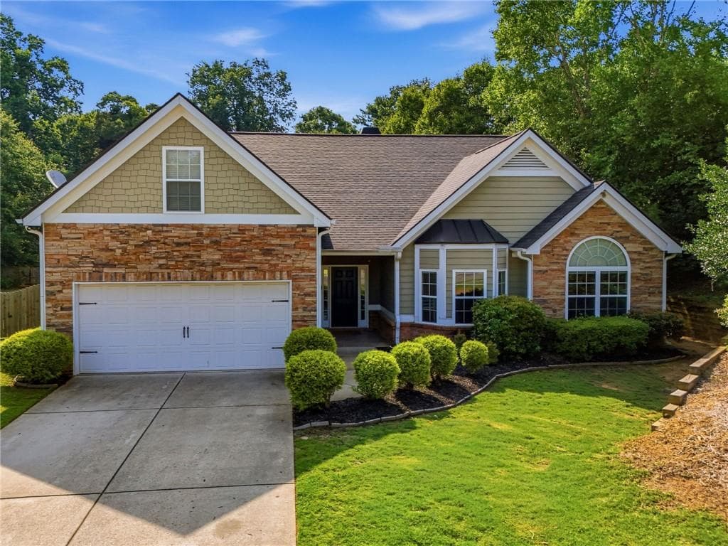4 bedroom, 2 bathroom, 2,714 sq ft single family residence for sale at 6204 Cove Creek Drive, Flowery Branch, GA 30542 — photo 1 of 72