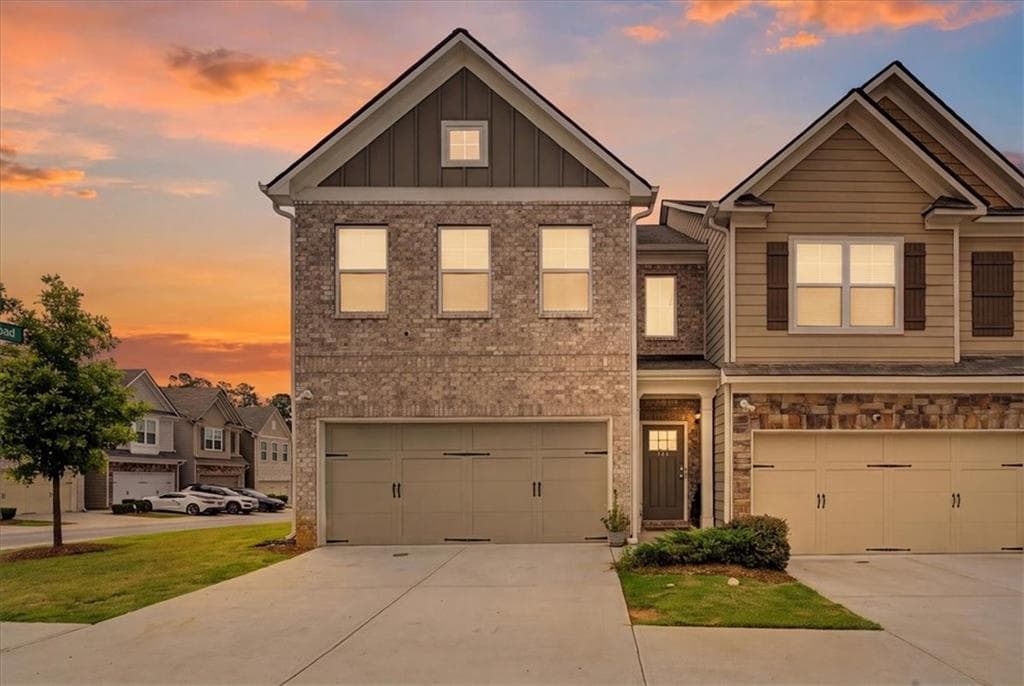 3 bedroom, 3 bathroom, 1,940 sq ft townhouse for sale at 7652 Baron Road, Fairburn, GA 30213