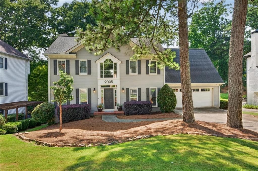 4 bedroom, 3 bathroom, 3,368 sq ft single family residence sold at 9005 Ridgestone Court, Roswell, GA 30076