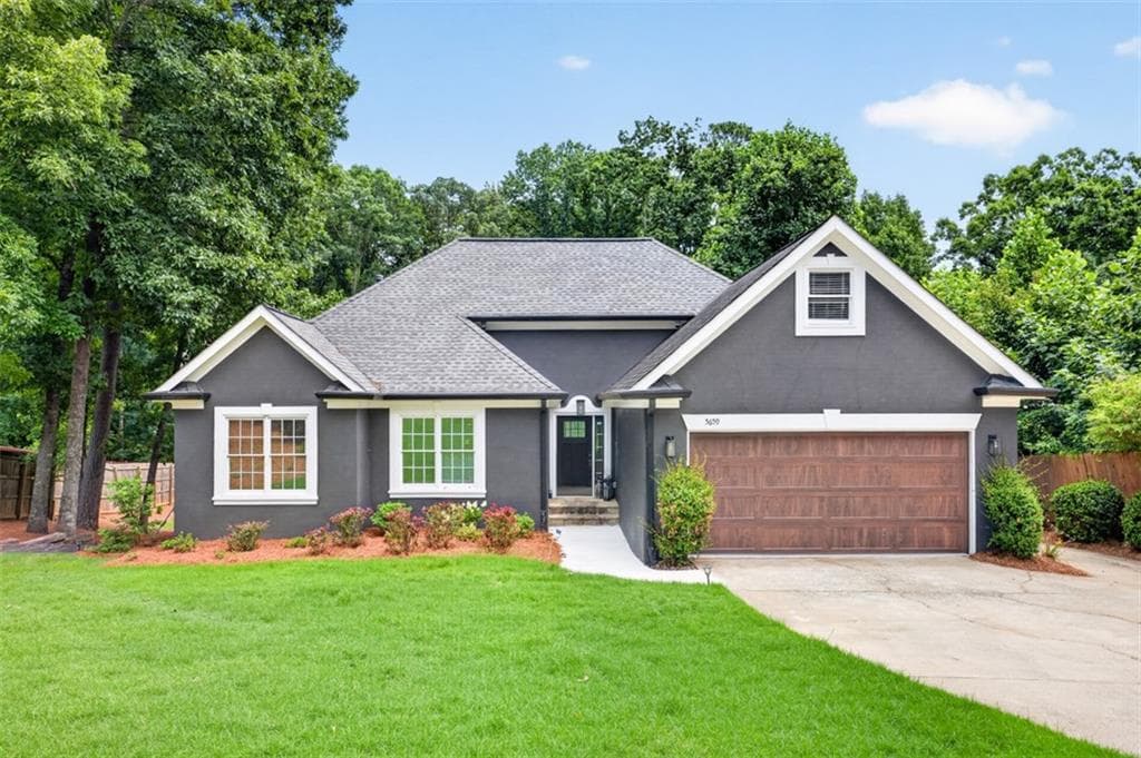 5 bedroom, 3 bathroom, 3,800 sq ft single family residence sold at 5659 Lakeshore Road, Buford, GA 30518