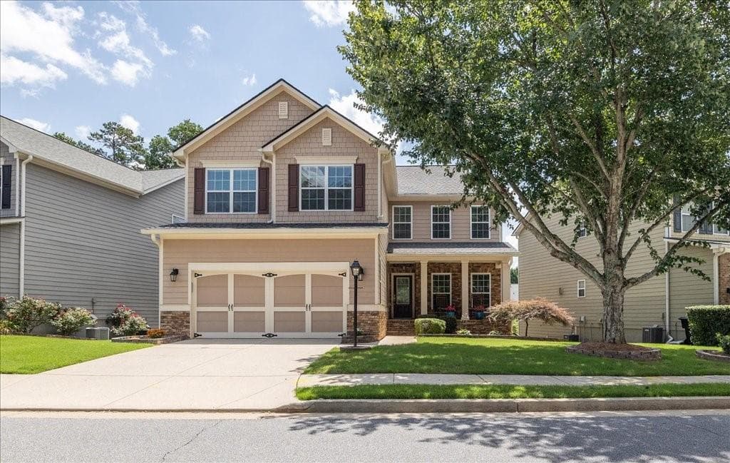 4 bedroom, 3 bathroom, 2,522 sq ft single family residence sold at 3210 Bunting Run, Cumming, GA 30041