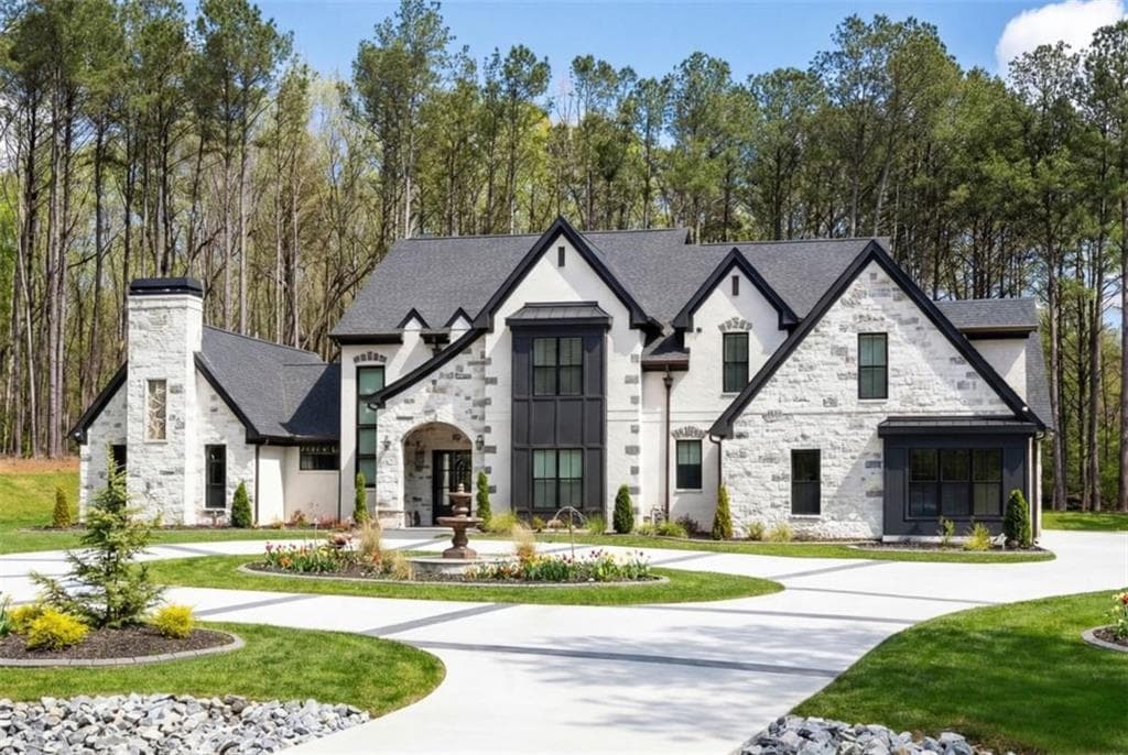 6 bedroom, 5 bathroom, 7,125 sq ft single family residence for sale at 1315 Sandy Creek Road, Tyrone, GA 30290