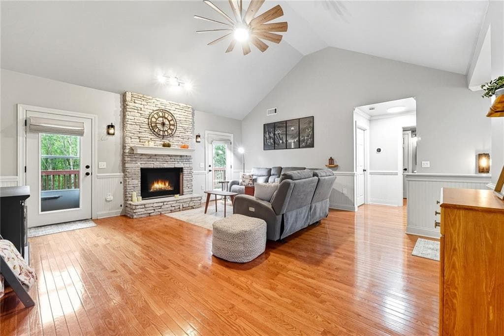 4 bedroom, 3 bathroom, 3,460 sq ft single family residence for sale at 1190 Mill Creek Drive, Dawsonville, GA 30534 — photo 4
