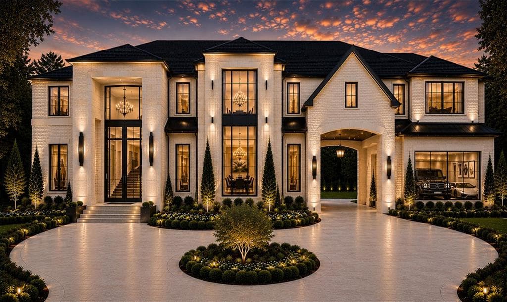 9 bedroom, 10 bathroom, 13,646 sq ft single family residence for sale at 293 Traditions Drive, Alpharetta, GA 30004