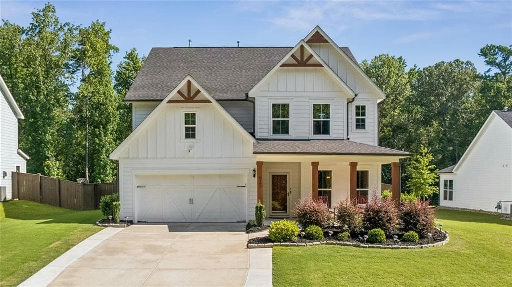 5 bedroom, 4 bathroom, 3,194 sq ft single family residence sold at 6168 Collins Road, Acworth, GA 30101