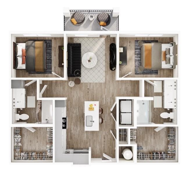 2 bedroom, 2 bathroom, 964 sq ft apartment for rent at 50 Powers Ferry Road 2103, Marietta, GA 30067 for $2,114 a month — photo 5