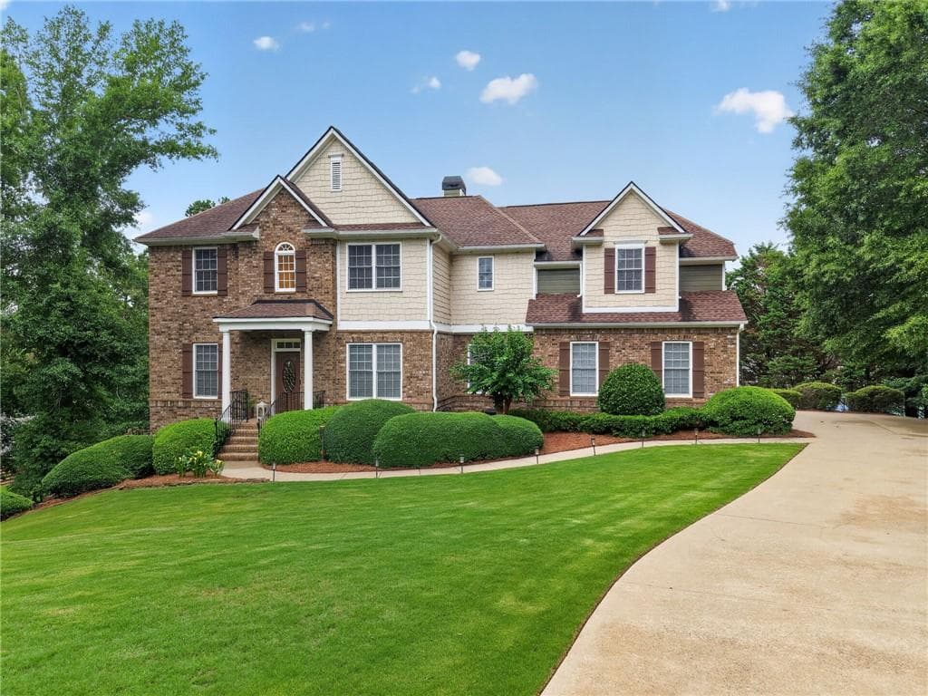 5 bedroom, 5 bathroom, 4,291 sq ft single family residence for sale at 5825 Aspen Forest Court, Cumming, GA 30040 — photo 1 of 77
