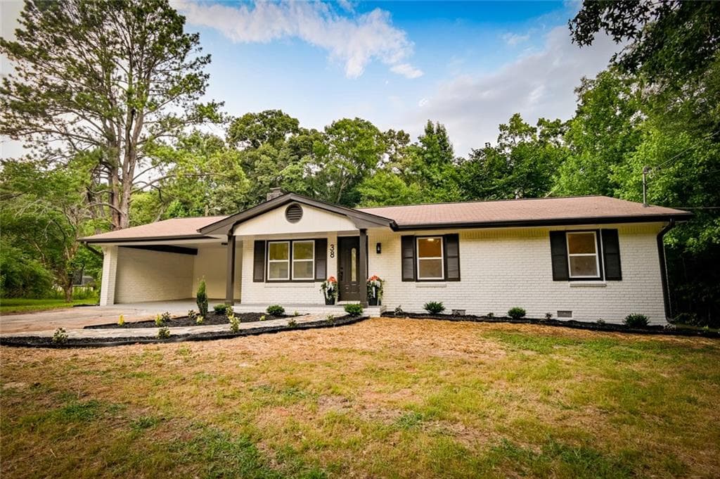 3 bedroom, 2 bathroom, 1,323 sq ft single family residence under contract at 38 Red Oak Drive, Newnan, GA 30263