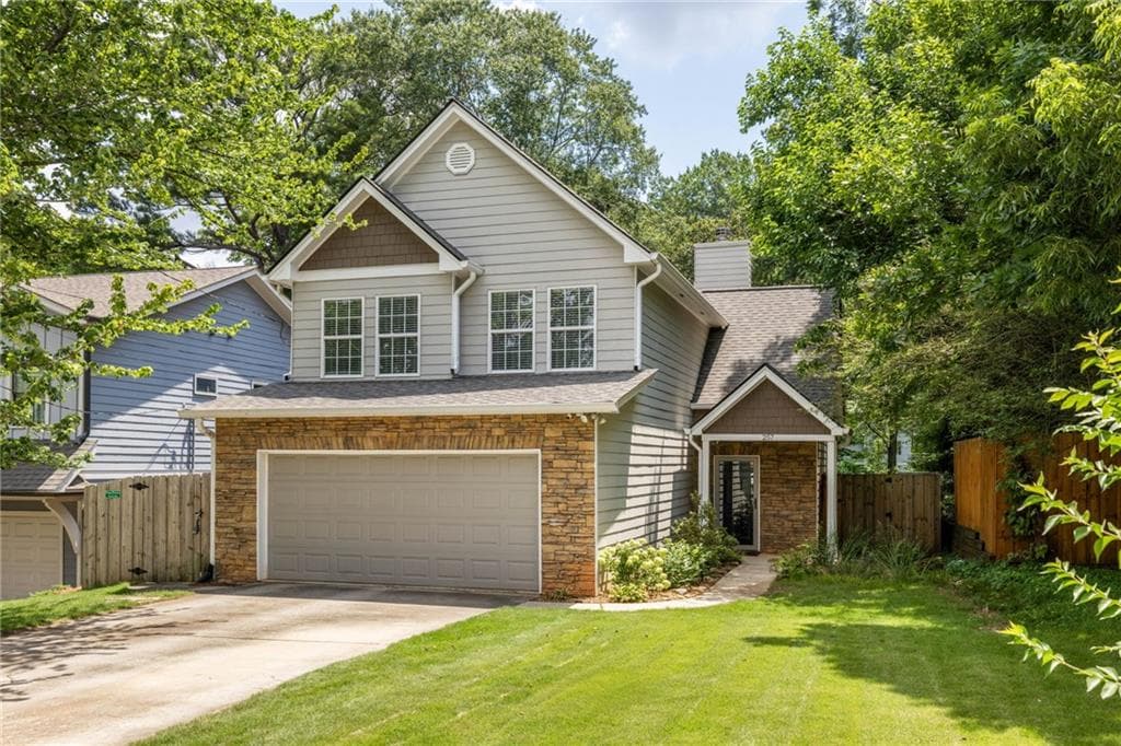3 bedroom, 3 bathroom, 1,884 sq ft single family residence sold at 257 1st Avenue, Avondale Estates, GA 30002