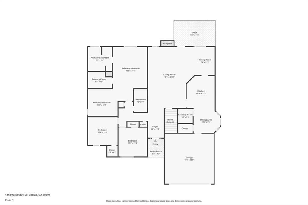 4 bedroom, 3 bathroom, 3,795 sq ft single family residence for sale at 1418 Wilkes Ive Drive, Dacula, GA 30019 — photo 2