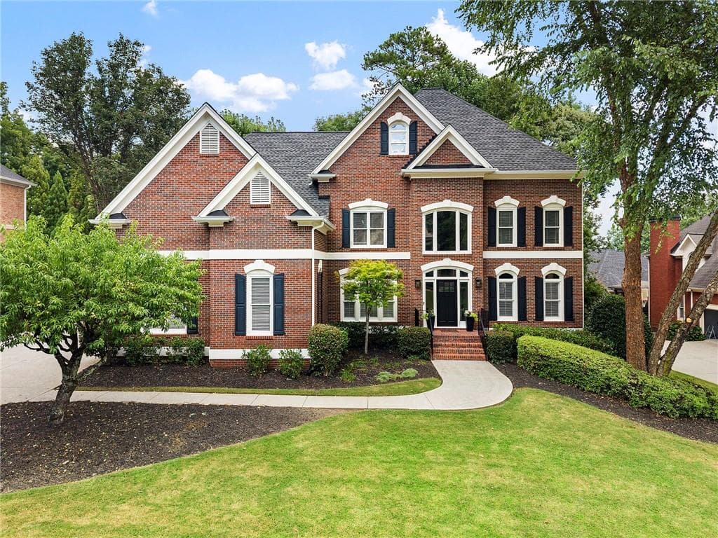 6 bedroom, 5 bathroom, 6,800 sq ft single family residence sold at 9615 Autry Falls Drive, Johns Creek, GA 30022