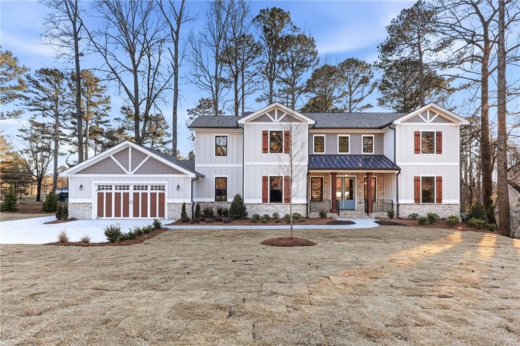 5 bedroom, 4 bathroom, 5,526 sq ft single family residence for sale at 6054 Stewart Road, Buford, GA 30518