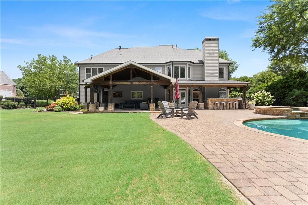 4 bedroom, 4 bathroom, 3,917 sq ft single family residence sold at 320 Wigton Drive, Milton, GA 30004