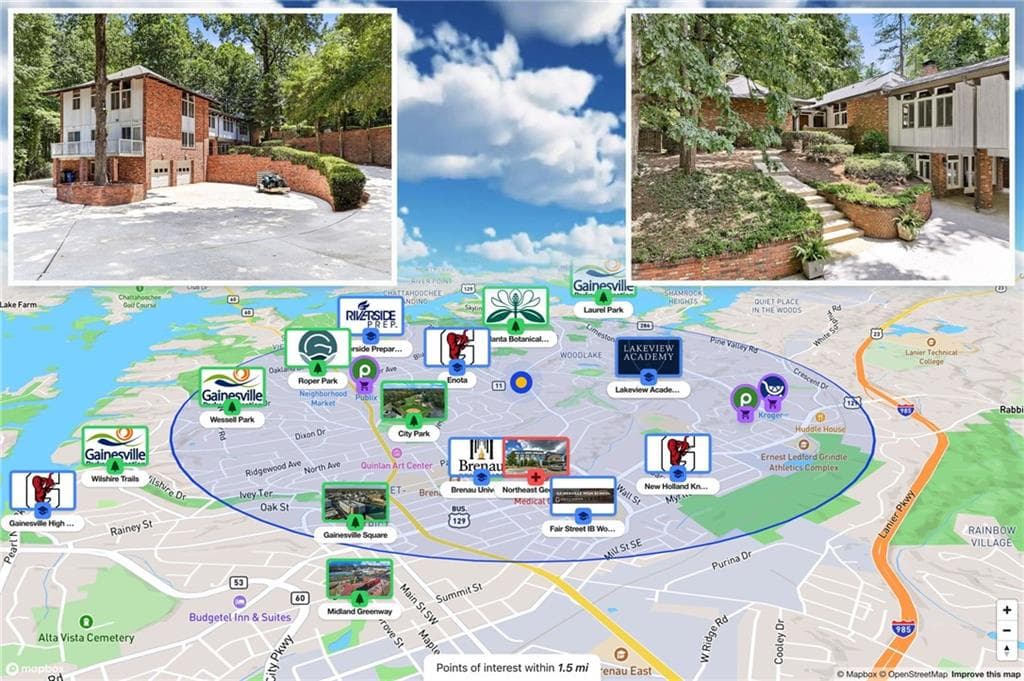 6 bedroom, 7 bathroom, 6,488 sq ft single family residence for sale at 1403 Springdale Road, Gainesville, GA 30501 — photo 3