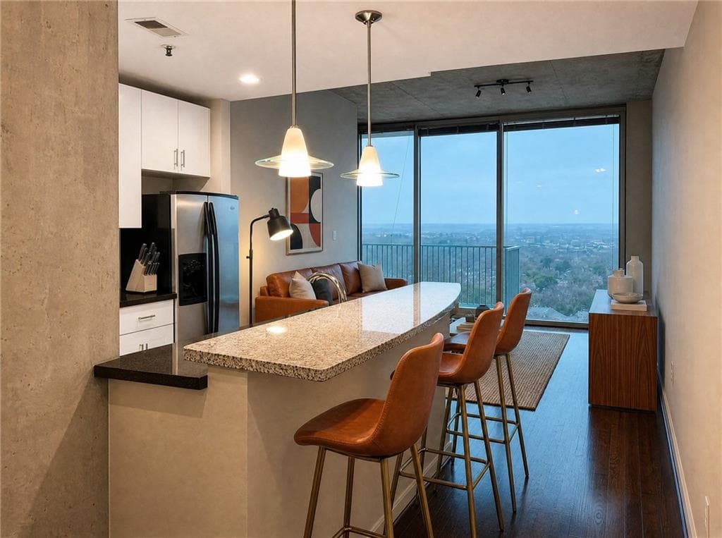 1 bedroom, 1 bathroom, 811 sq ft condominium for rent at 361 17th Street 1706, Atlanta, GA 30363 for $1,875 a month — photo 5
