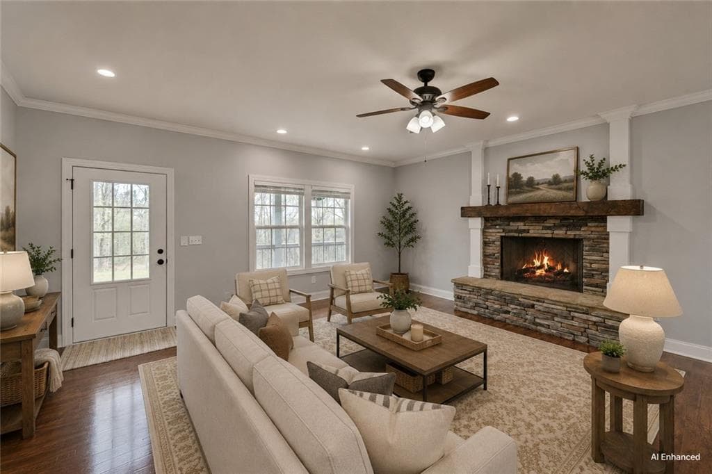 4 bedroom, 3 bathroom, 1,974 sq ft single family residence under contract at 5270 Union Circle, Flowery Branch, GA 30542 — photo 10