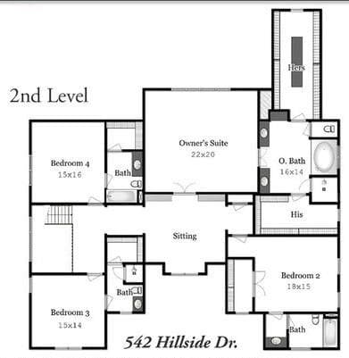 6 bedroom, 9 bathroom, 8,598 sq ft single family residence for sale at 542 Hillside Drive, Atlanta, GA 30342 — photo 8