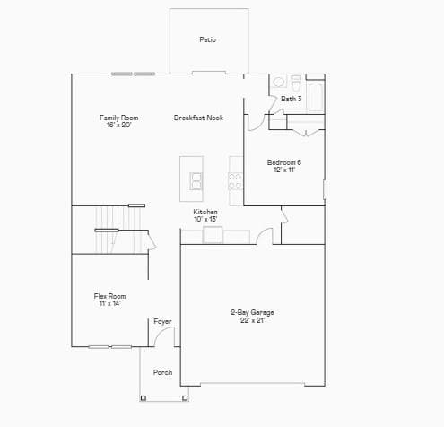 6 bedroom, 3 bathroom, 3,214 sq ft single family residence for rent at 1249 Arnhem Drive, Hampton, GA 30228 for $3,180 a month — photo 2