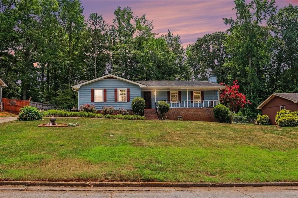 3 bedroom, 3 bathroom, 2,095 sq ft single family residence for sale at 5385 Rockmoor Drive, Stone Mountain, GA 30088