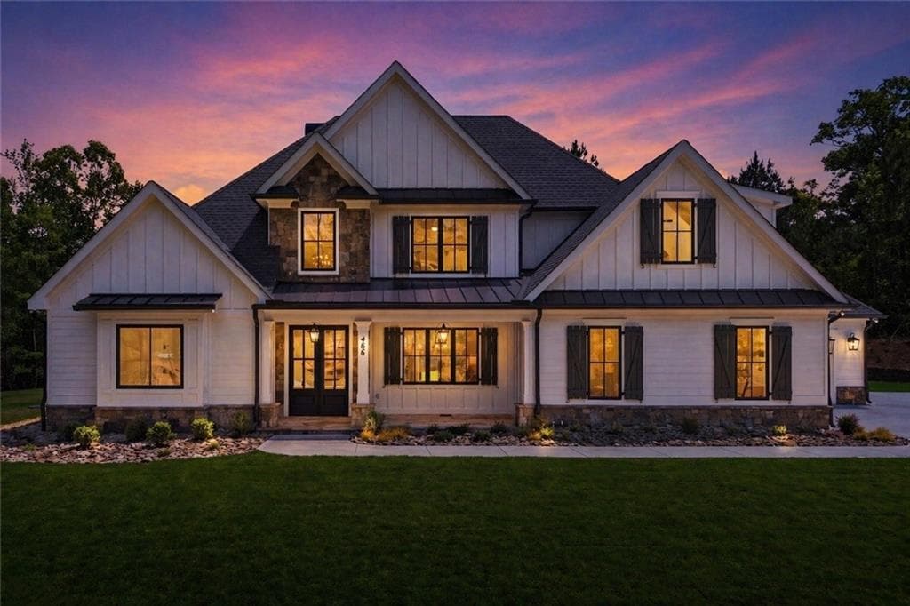 4 bedroom, 4 bathroom, 3,383 sq ft single family residence under contract at 466 Mt Olive Church Lane, Canton, GA 30114