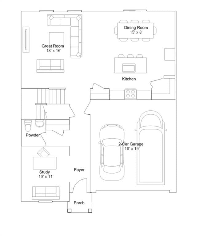 4 bedroom, 3 bathroom, 2,562 sq ft single family residence for rent at 112 Buck Creek Lane, Rossville, GA 30741 for $2,450 a month — photo 2