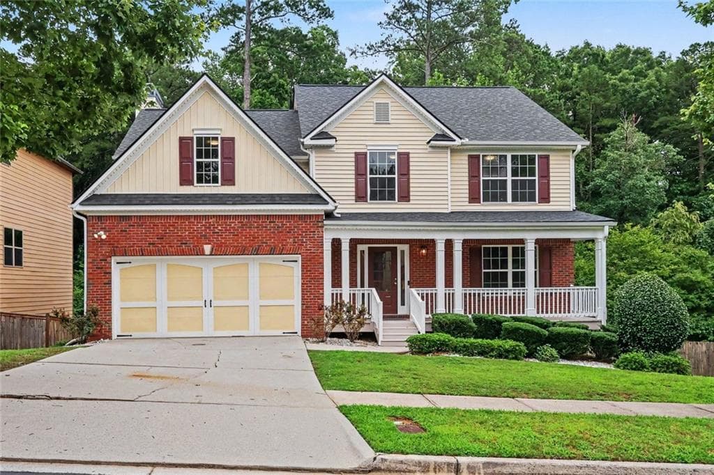4 bedroom, 3 bathroom, 2,938 sq ft single family residence for sale at 3747 Valley Bluff Lane, Snellville, GA 30039 — photo 1 of 34