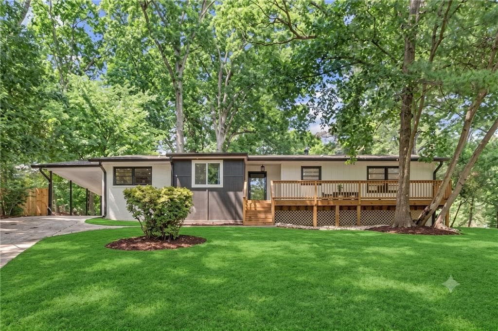 3 bedroom, 2 bathroom, 1,385 sq ft single family residence for sale at 1507 Lively Ridge Road, Atlanta, GA 30329 — photo 1 of 15