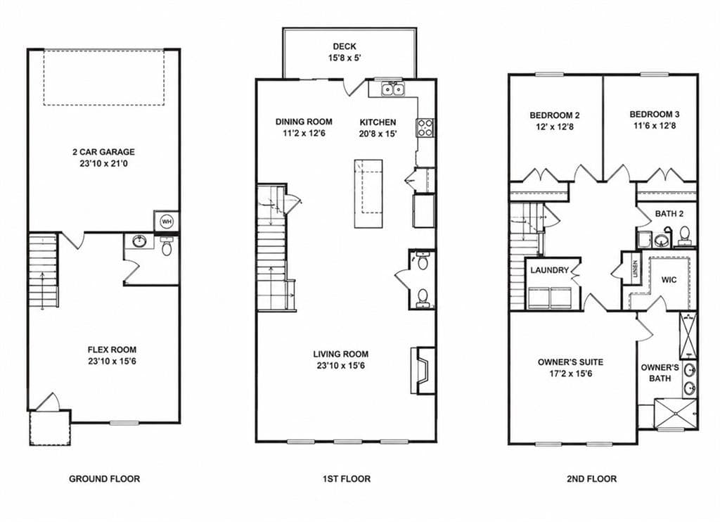 4 bedroom, 4 bathroom, 2,536 sq ft townhouse for sale at 1038 Willow Field Lane 17, Marietta, GA 30067 — photo 2