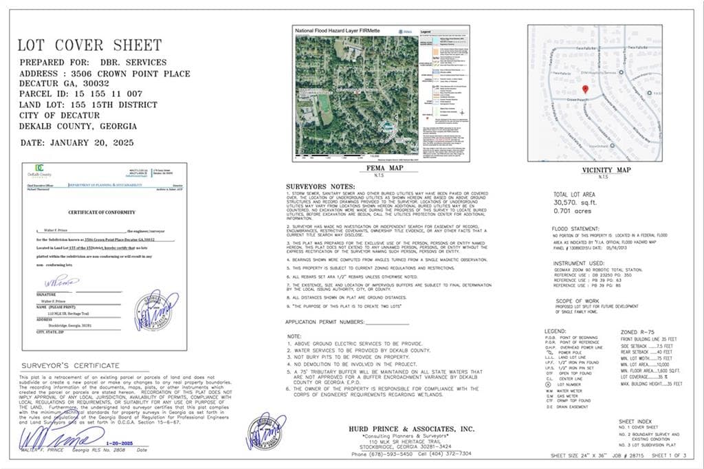unimproved land for sale at 3498 Crown Point Place, Decatur, GA 30032 — photo 7
