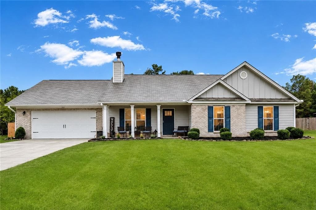 4 bedroom, 3 bathroom, 2,165 sq ft single family residence sold at 197 Hummingbird Lane, Statham, GA 30666