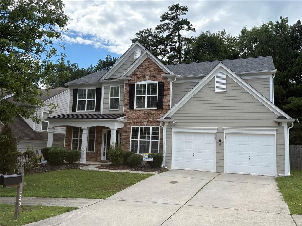 4 bedroom, 3 bathroom, 2,412 sq ft single family residence sold at 740 Courageous Court, Lawrenceville, GA 30043