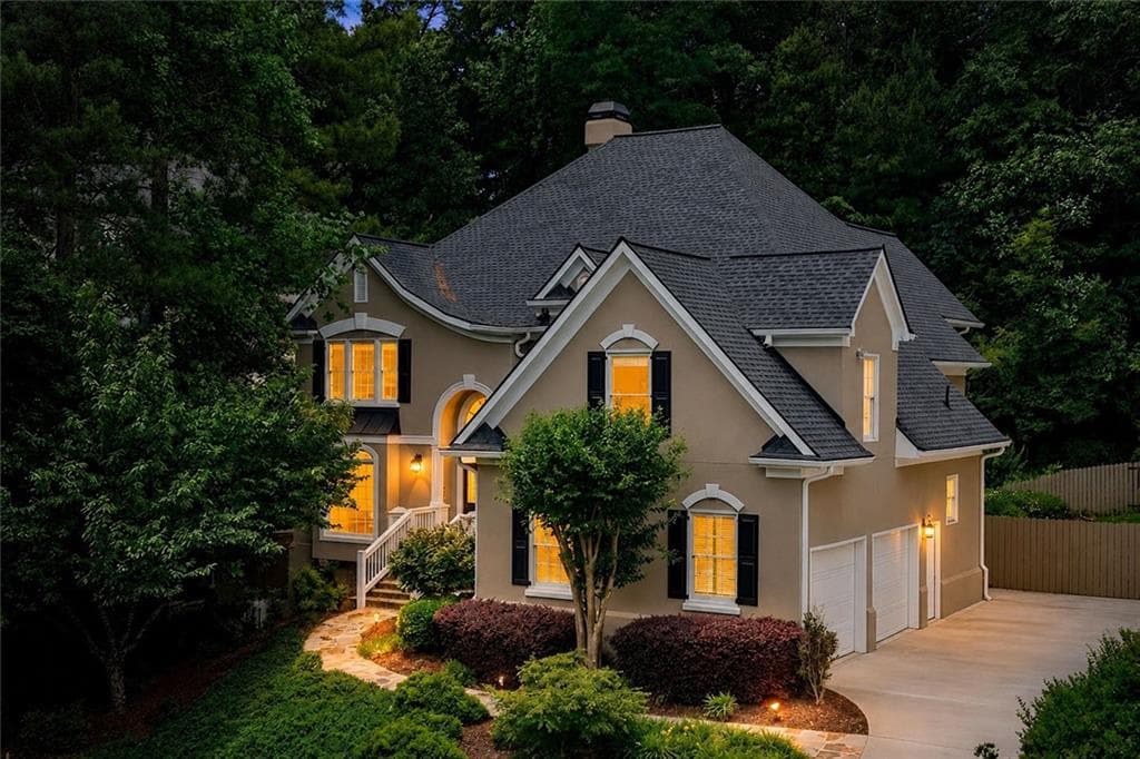 5 bedroom, 5 bathroom, 6,394 sq ft single family residence sold at 1346 Waterford Green Close, Marietta, GA 30068