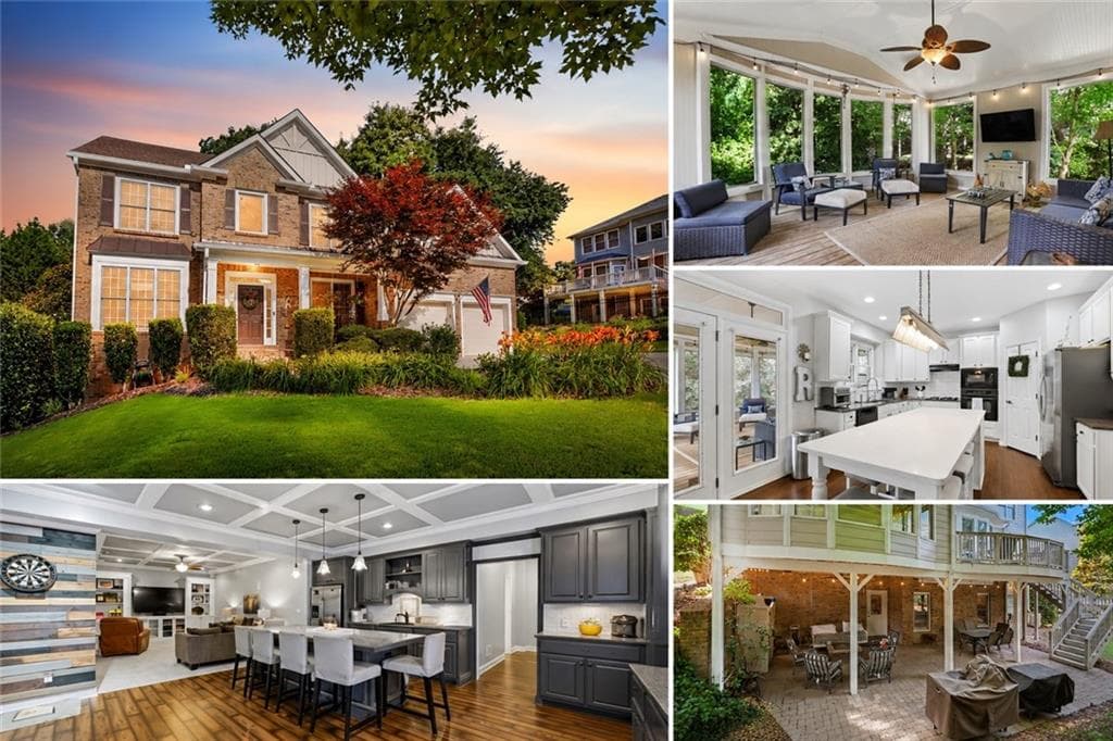 6 bedroom, 5 bathroom, 3,946 sq ft single family residence sold at 7630 Tenspeed Court, Flowery Branch, GA 30542
