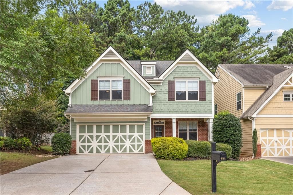 4 bedroom, 3 bathroom, 2,160 sq ft single family residence sold at 284 Ascott Lane, Woodstock, GA 30189