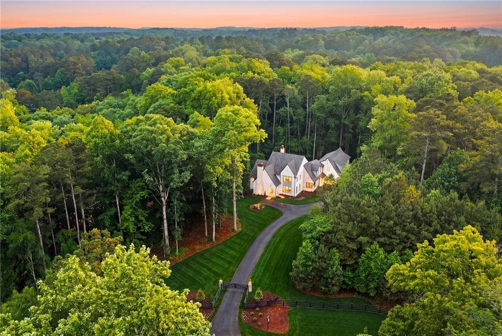 6 bedroom, 8 bathroom, 7,133 sq ft single family residence under contract at 15560 Freemanville Road, Milton, GA 30004