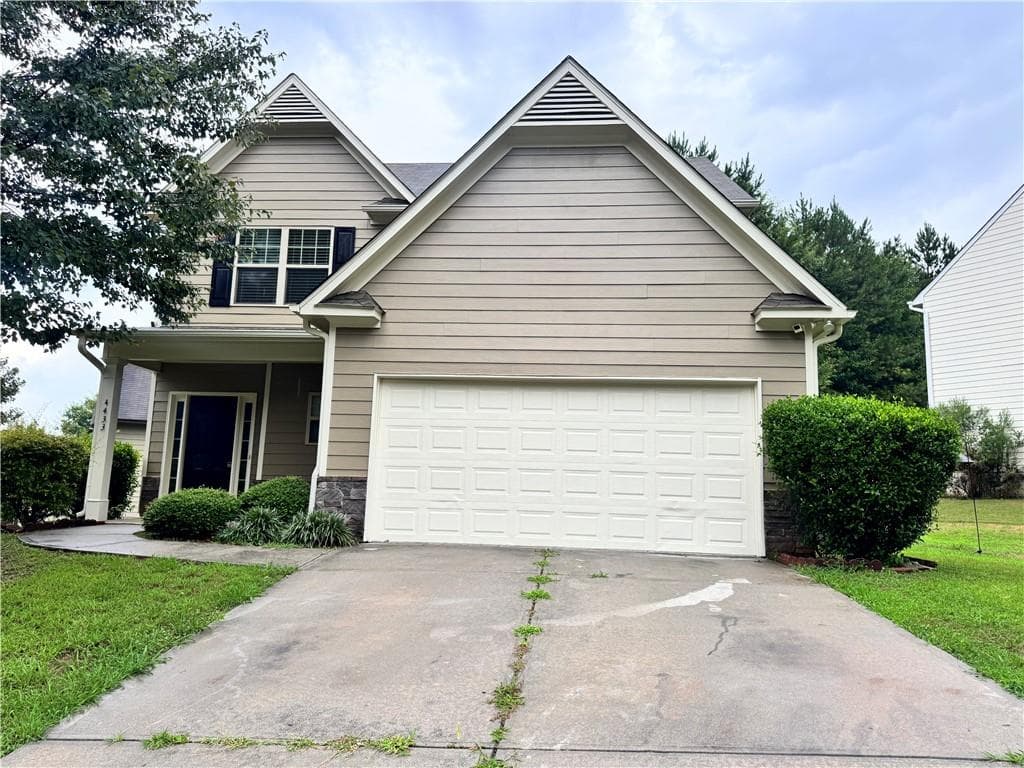 4 bedroom, 3 bathroom single family residence sold at 4433 Black Hills Drive, Acworth, GA 30101