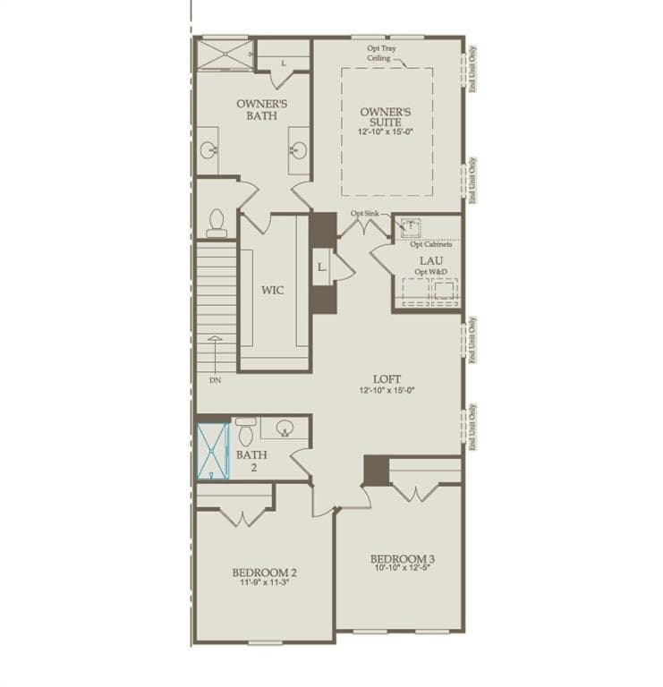 3 bedroom, 3 bathroom, 2,035 sq ft townhouse for sale at 3675 Dell Way, Cumming, GA 30040 — photo 3