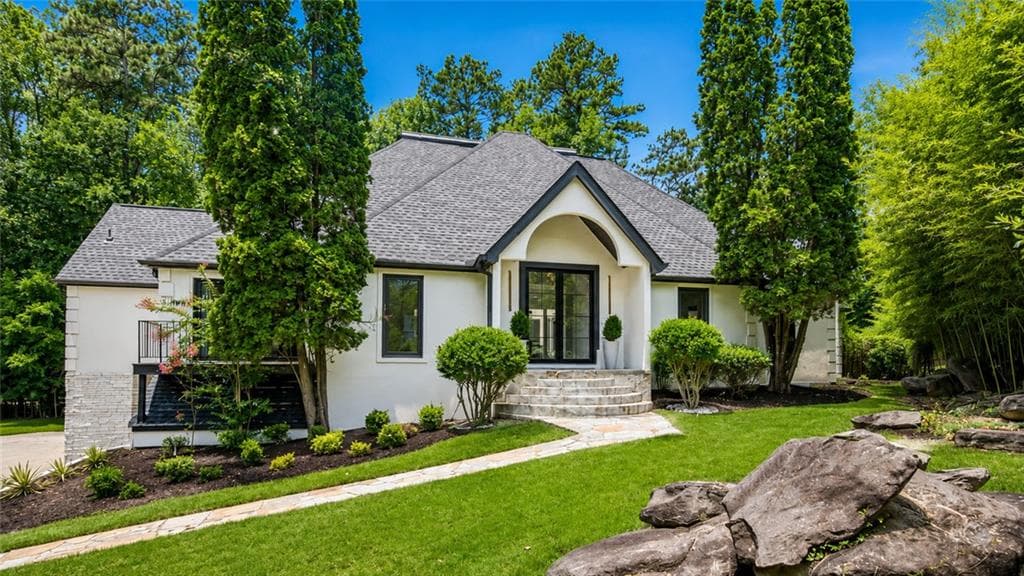 7 bedroom, 6 bathroom, 7,597 sq ft single family residence for sale at 11260 Houze Road, Roswell, GA 30076