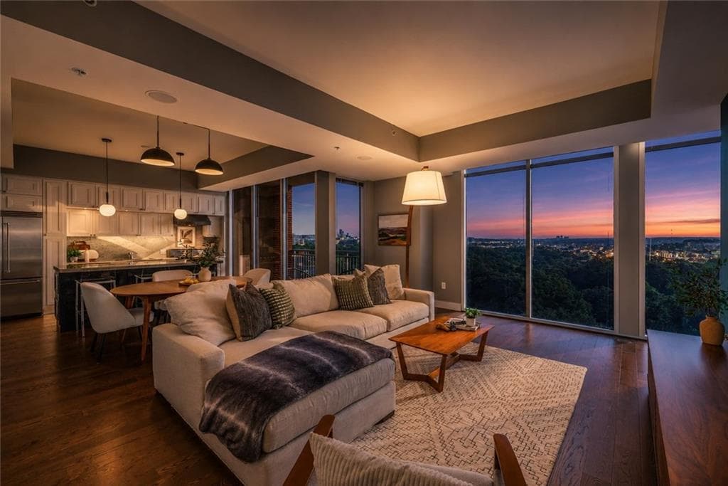 2 bedroom, 3 bathroom, 1,391 sq ft condominium for sale at 1820 Peachtree Street 1205, Atlanta, GA 30309 — photo 1 of 54