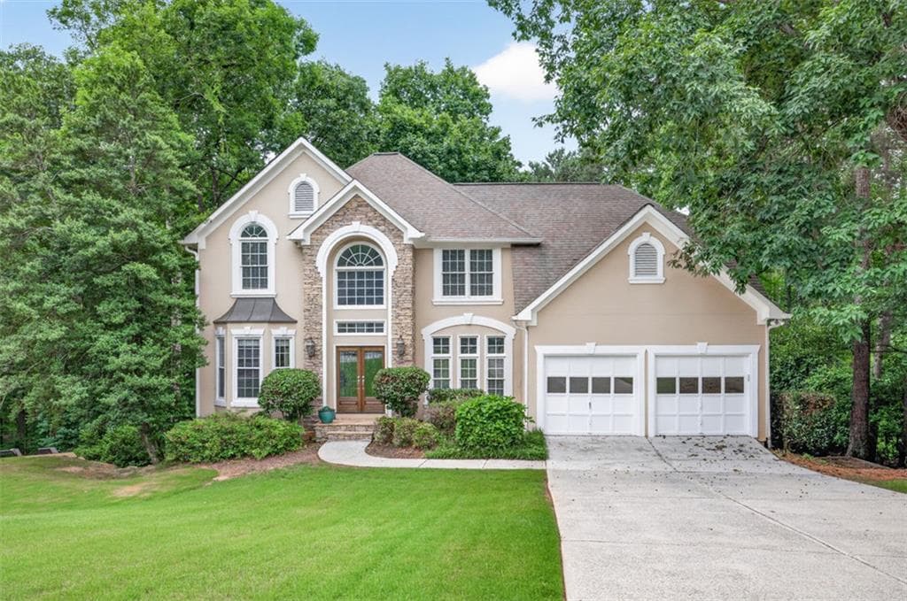 6 bedroom, 4 bathroom, 4,977 sq ft single family residence for rent at 4582 Campenille Court, Suwanee, GA 30024 for $3,495 a month — photo 1 of 63