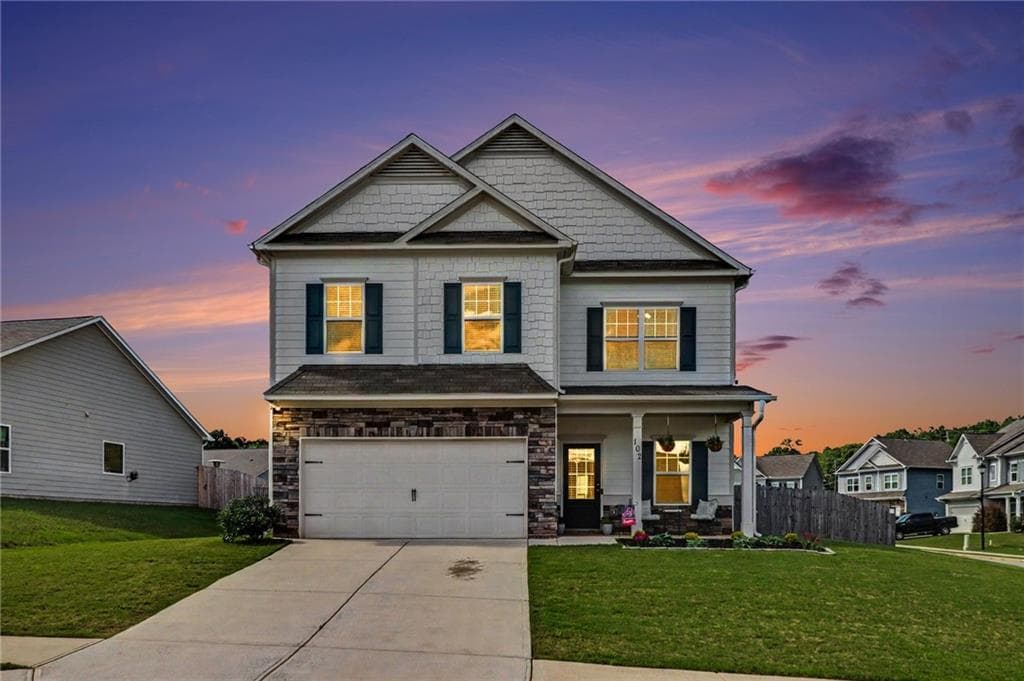 4 bedroom, 3 bathroom, 2,600 sq ft single family residence sold at 102 Sydney Way, Cartersville, GA 30120