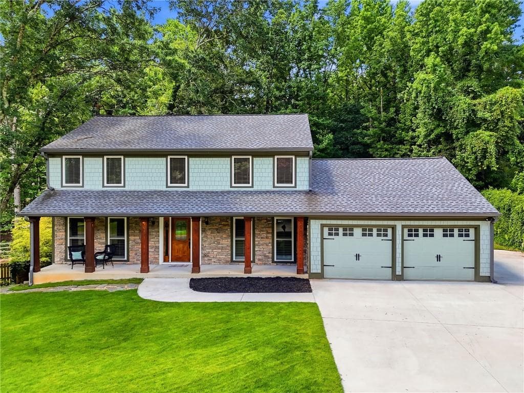 5 bedroom, 5 bathroom, 4,719 sq ft single family residence under contract at 265 Carriage Station Circle, Roswell, GA 30075